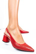 PANTOFI ROSII PIELE NATURALA 1S77479