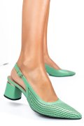PANTOFI VERZI PIELE NATURALA 1S77479