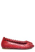BALERINI ROSII PIELE NATURALA DE8502P05