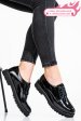 Pantofi negri piele naturala lacuita 1s7792656npk