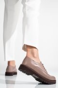 PANTOFI NUDE PIELE NATURALA 1S7792656
