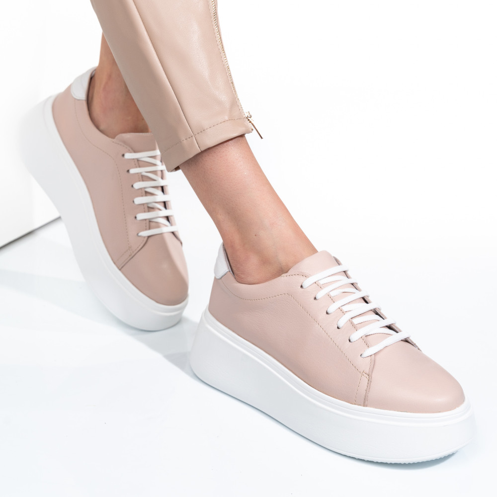 PANTOFI ROZ PIELE NATURALA 2S7741610NP