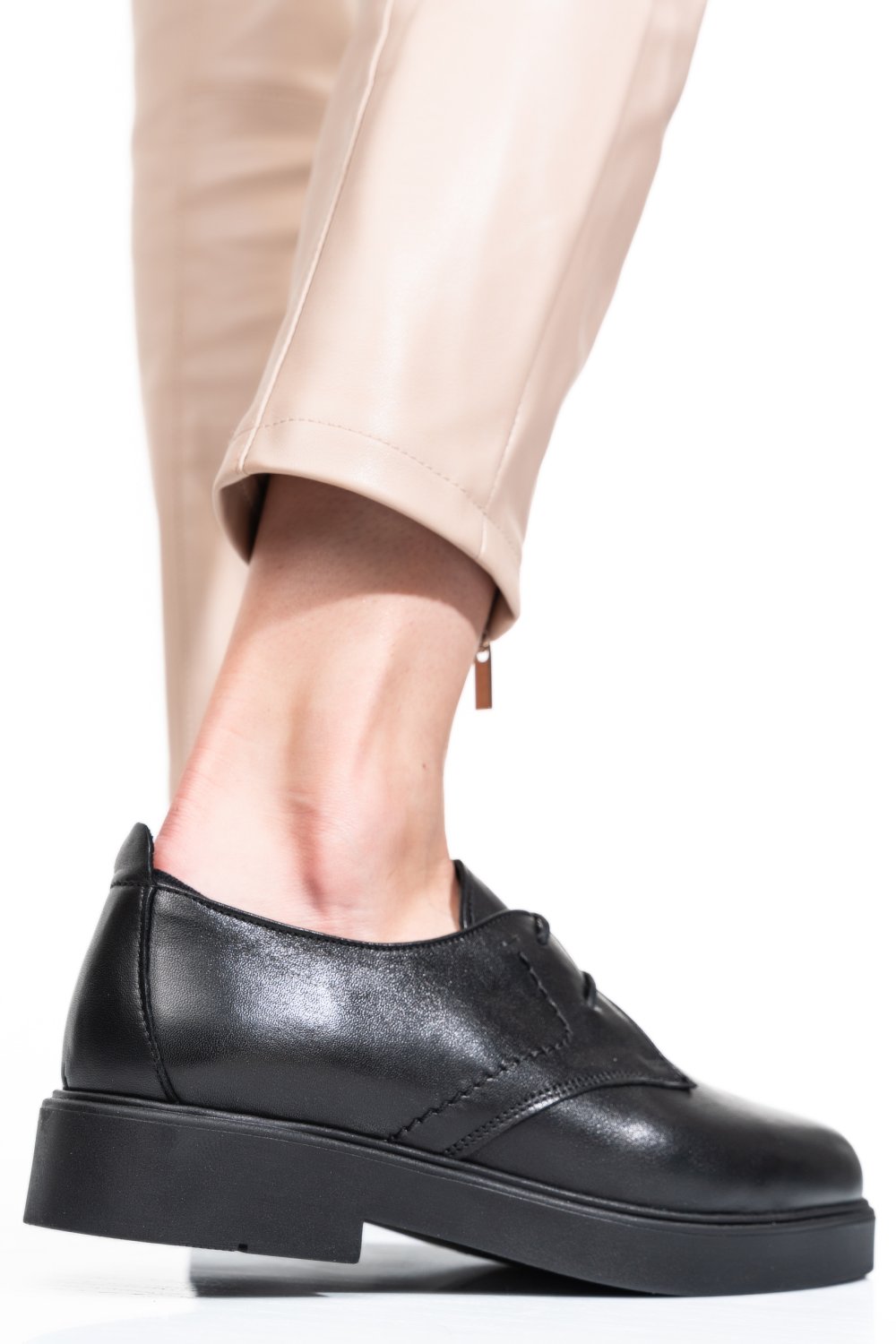 PANTOFI NEGRI PIELE NATURALA 2S7741603NP