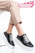 PANTOFI NEGRI PIELE NATURALA 2S7741610NP