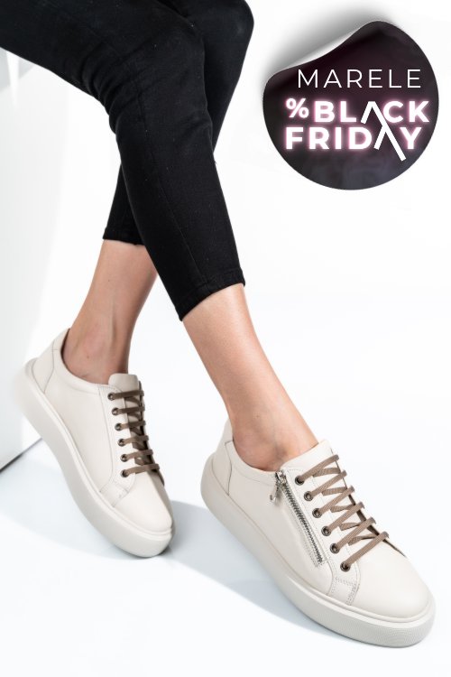 Pantofi bej deschis piele naturala 2s7741607np