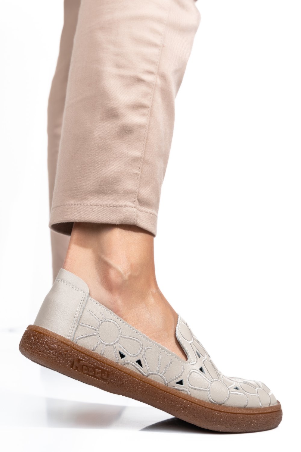 MOCASINI GRI PIELE NATURALA 2SP02-1