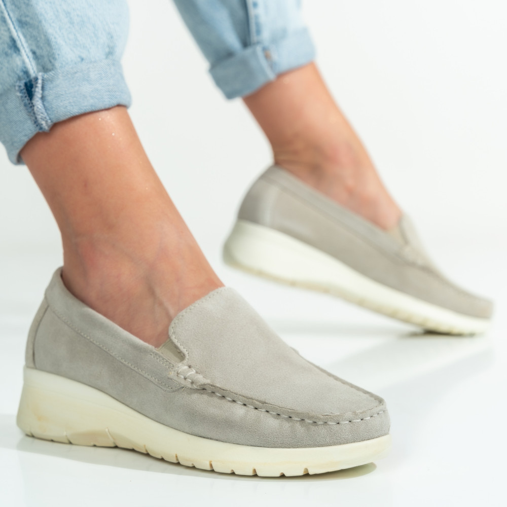 ESPADRILE BEJ PIELE NATURALA INTOARSA DSPOLLEY