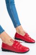 Pantofi rosii piele naturala 1sp01sp