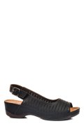 SANDALE NEGRE PIELE NATURALA 1S77310