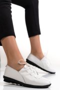 PANTOFI ALBI PIELE NATURALA 1SP01SP