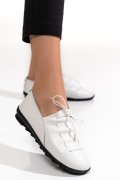 PANTOFI ALBI PIELE NATURALA 1SP01SP