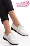 PANTOFI ALBI PIELE NATURALA 1SP01SP