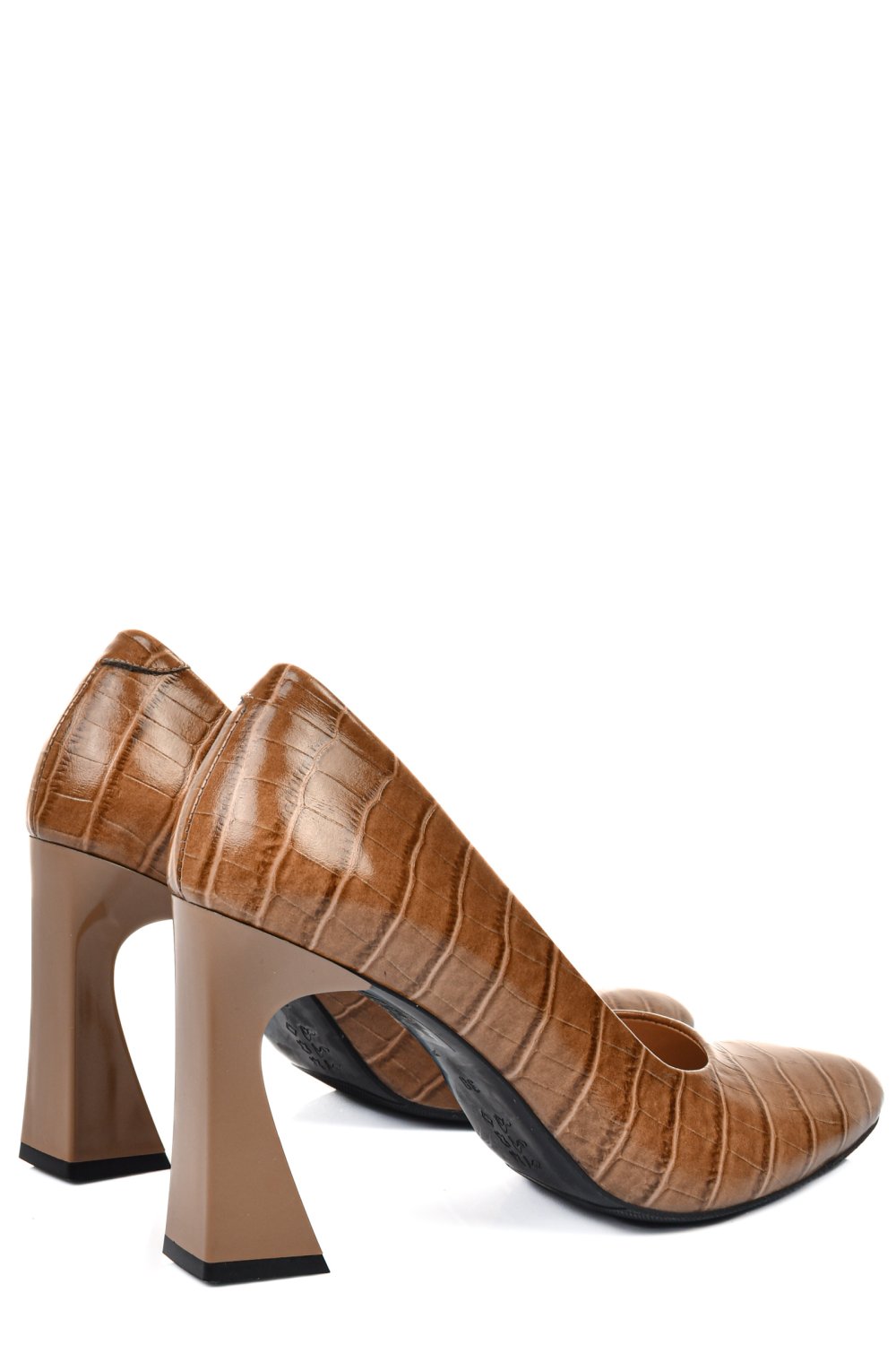 PANTOFI DAMA PIELE NATURALA BEJ CU TOC 9S773