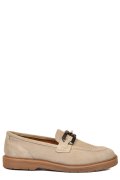 MOCASINI TAUPE PIELE NATURALA INTOARSA 1S771205