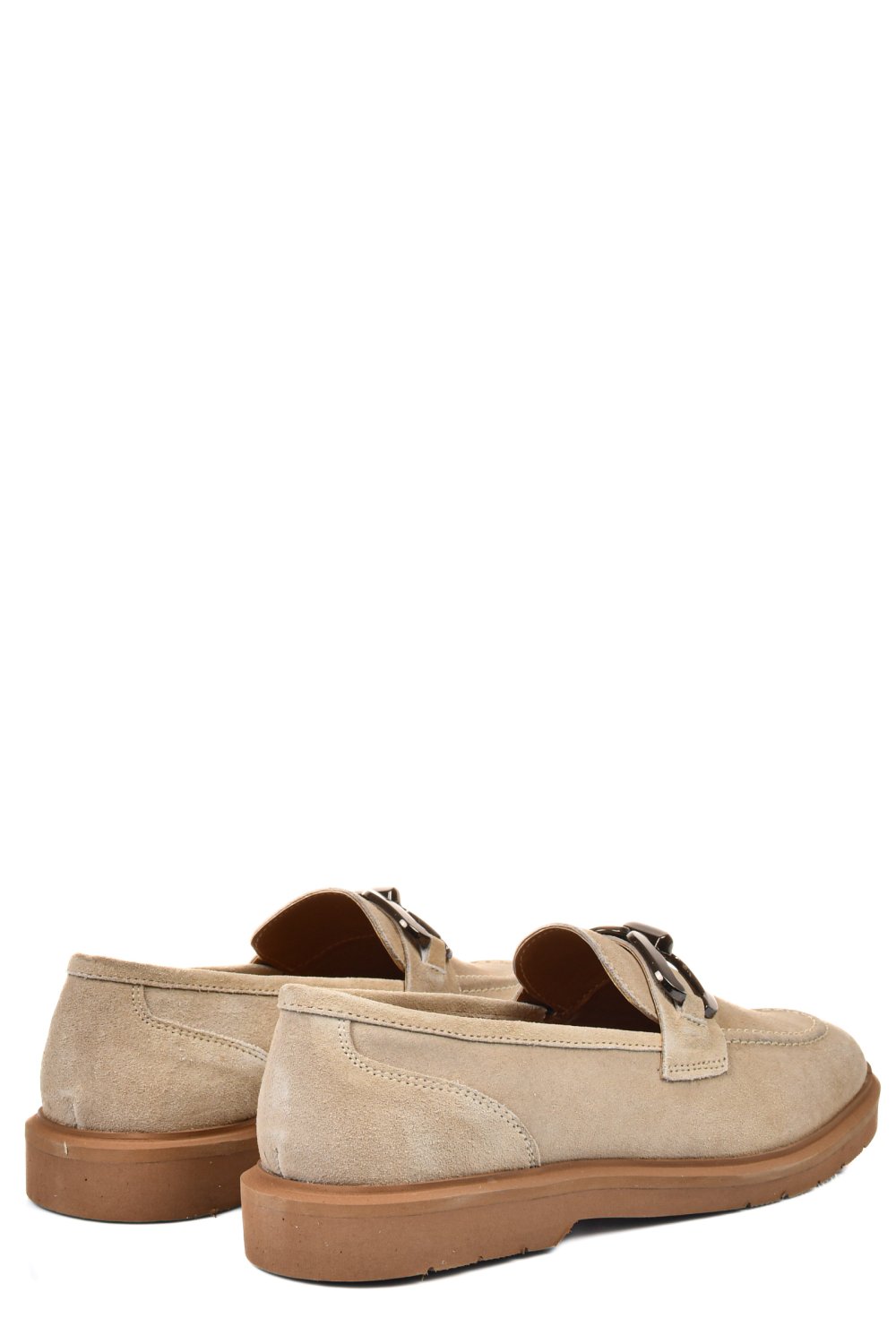 MOCASINI TAUPE PIELE NATURALA INTOARSA 1S771205