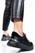 PANTOFI SPORT BLACK PIELE NATURALA TSP5102