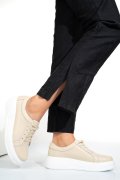 PANTOFI SPORT BEIGE PIELE NATURALA TSP-5921
