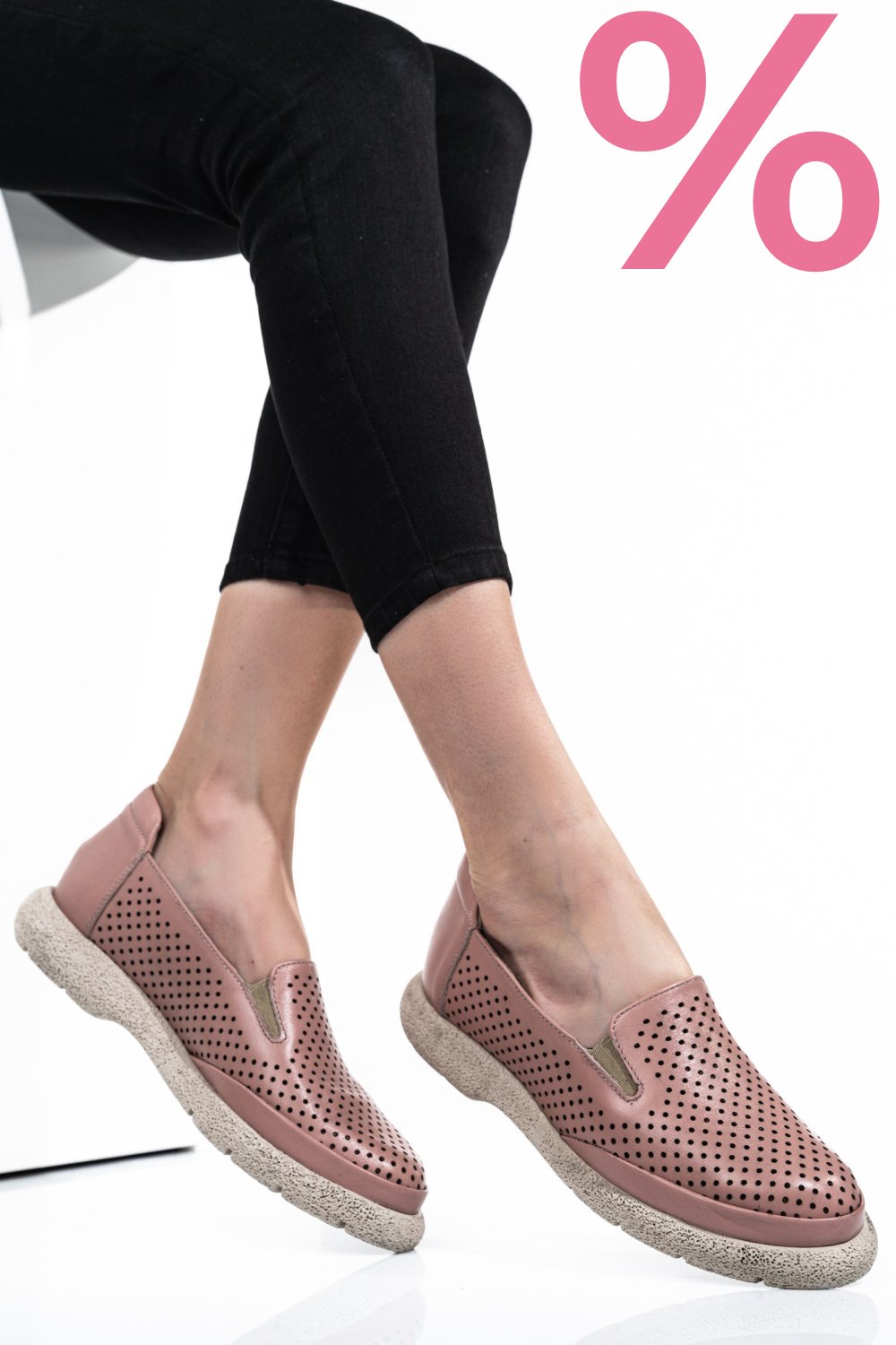 ESPADRILE NUDE PIELE NATURALA 4S7715