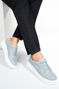 PANTOFI SPORT LIGHT GREY PIELE NATURALA TSP-5921
