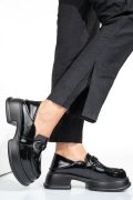 MOCASINI NEGRI PIELE NATURALA LACUITA JSPY3112