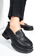 MOCASINI BLACK PIELE NATURALA JSPY3110