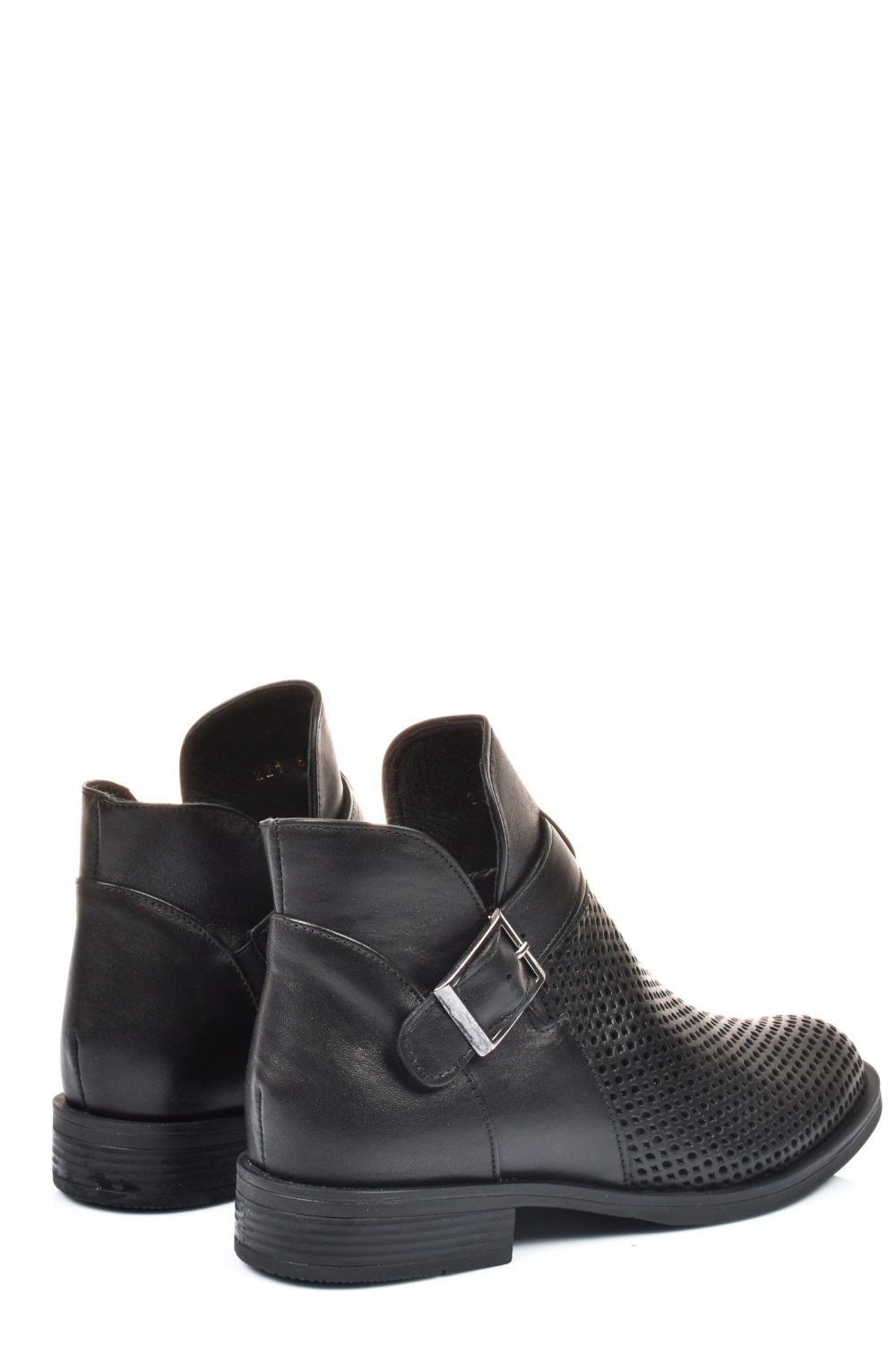 GHETE NEGRE PIELE NATURALA 2S7721817NP