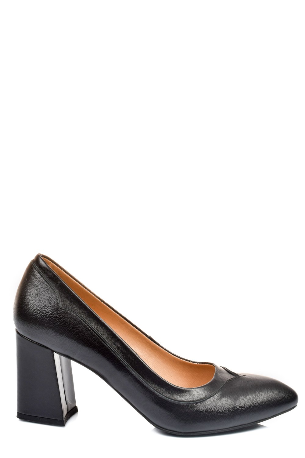 PANTOFI ALL BLACK PIELE NATURALA 1677AM