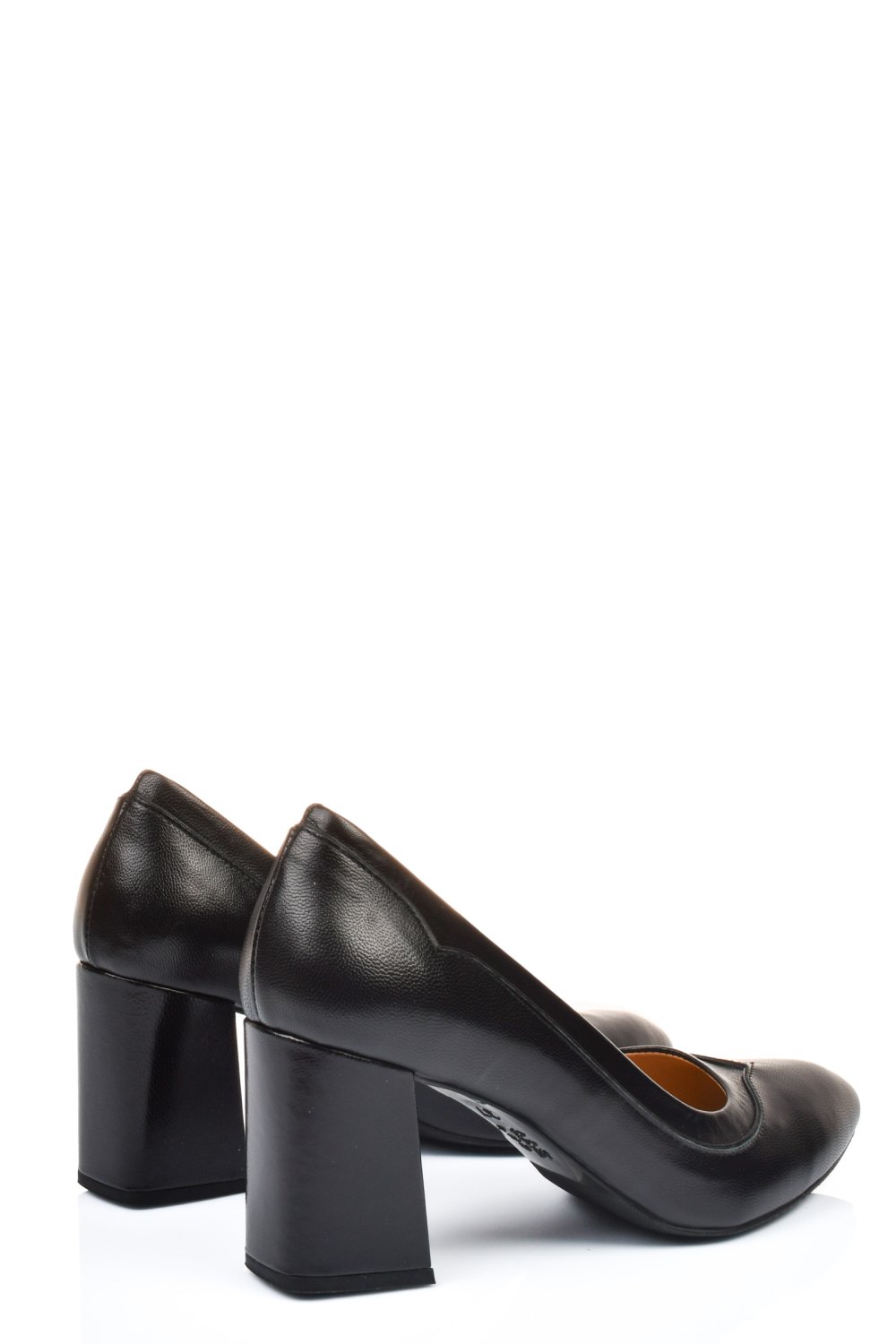 PANTOFI ALL BLACK PIELE NATURALA 1677AM