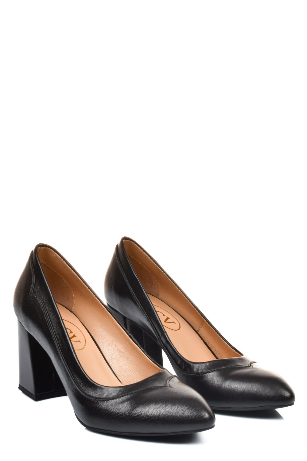 PANTOFI ALL BLACK PIELE NATURALA 1677AM