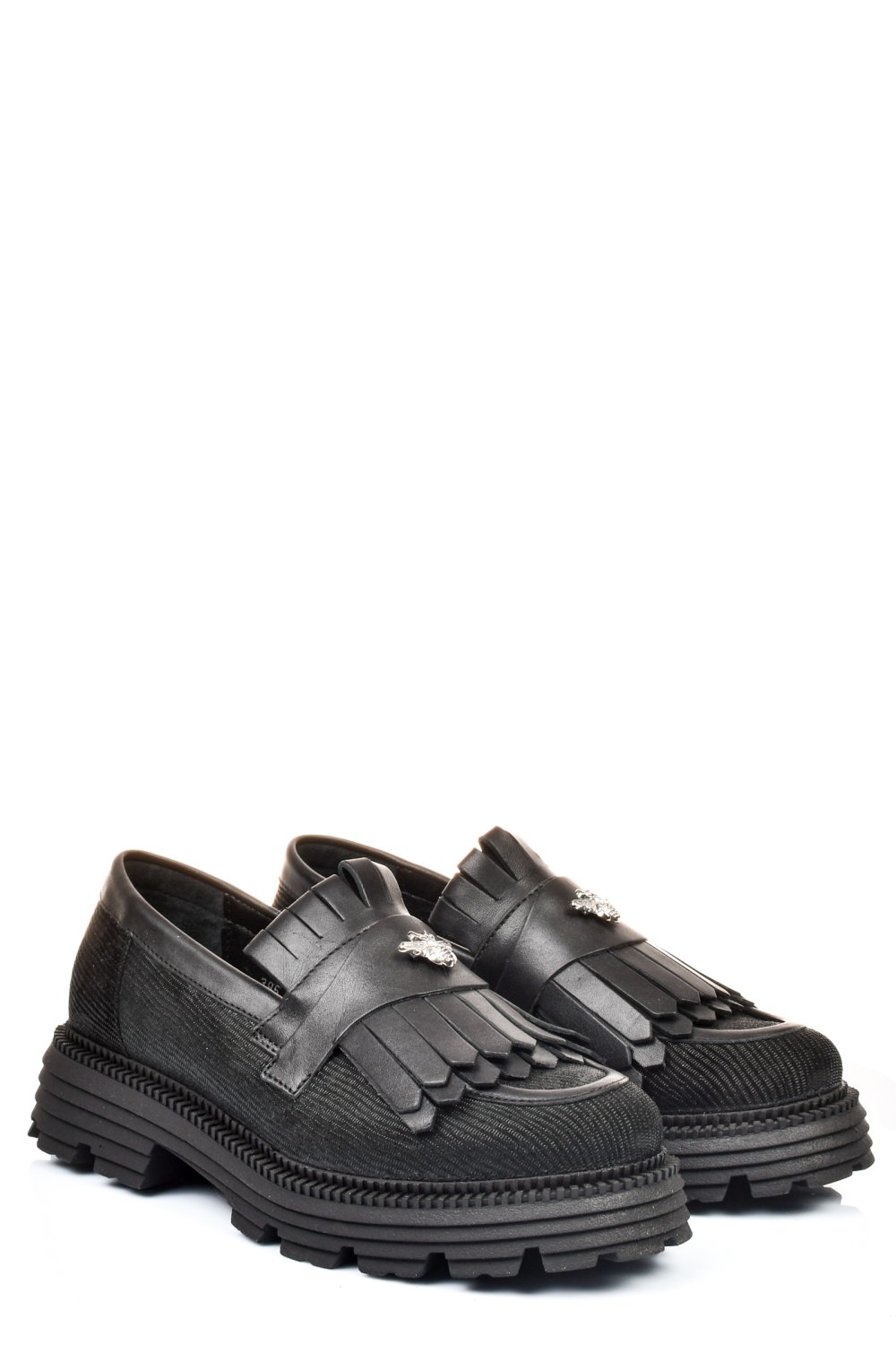 MOCASINI DAMA PIELE NATURALA NEGRI 3S7795