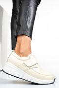 PANTOFI BEIGE PIELE NATURALA TSP-5121