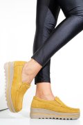 MOCASINI YELLOW  PIELE NATURALA INTOARSA 3SP088