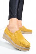 MOCASINI YELLOW  PIELE NATURALA INTOARSA 3SP088
