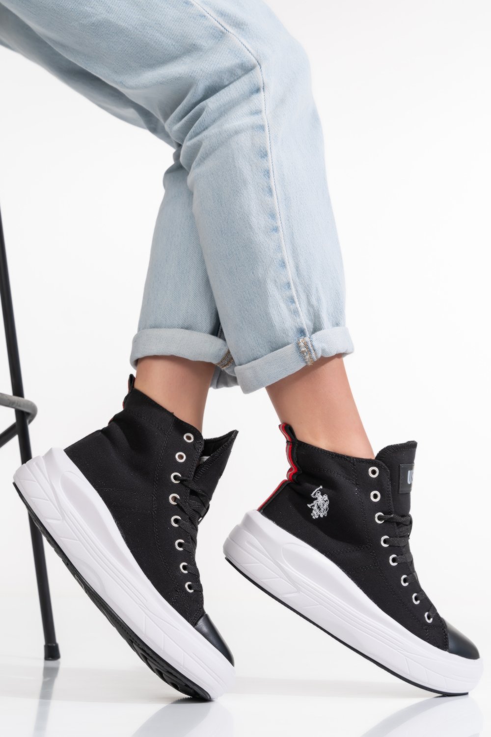 U.S. POLO ASSN, GHETE SPORT BLACK CLEMENTINE