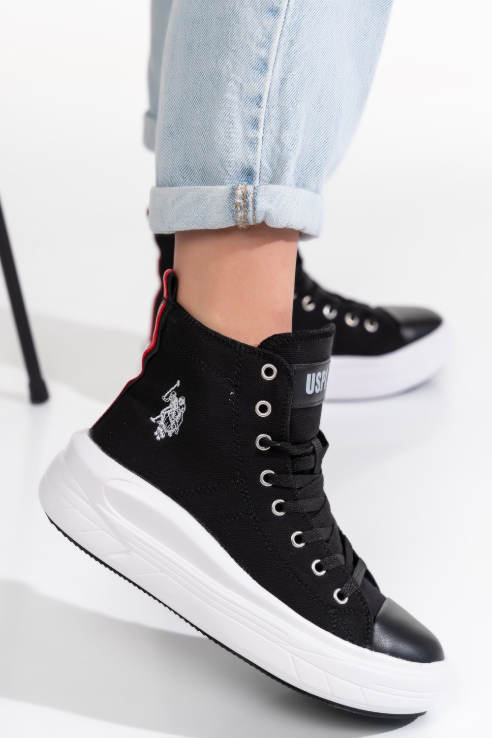 U.S. POLO ASSN, GHETE SPORT BLACK CLEMENTINE