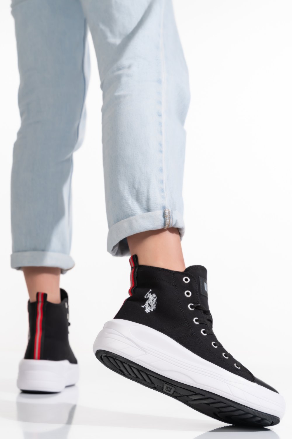 U.S. POLO ASSN, GHETE SPORT BLACK CLEMENTINE