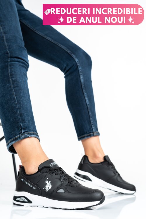 U.s. polo assn, pantofi sport black vance