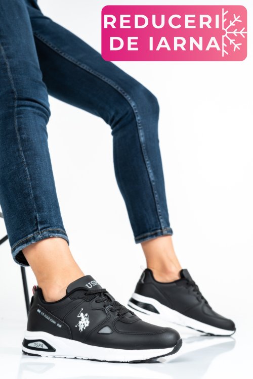 U.s. polo assn, pantofi sport black vance