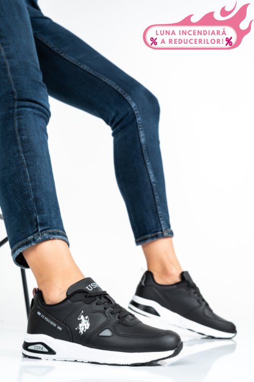 U.s. polo assn, pantofi sport black vance