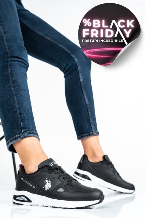 U.s. polo assn, pantofi sport black vance