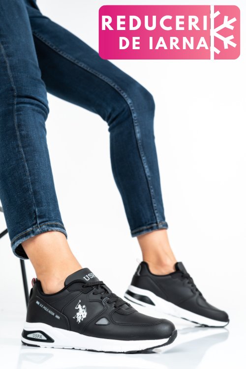 U.s. polo assn, pantofi sport black vance
