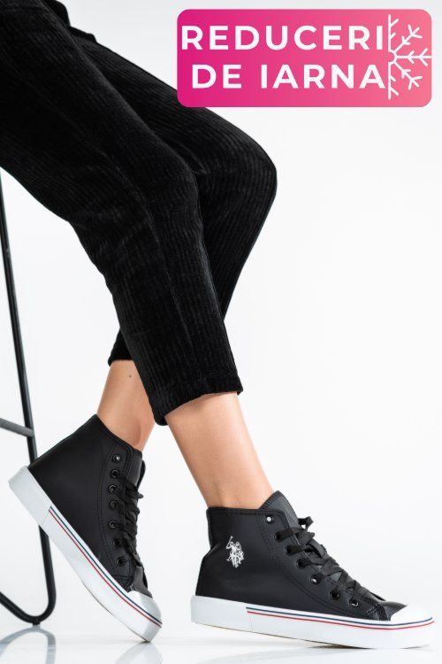U.s. polo assn, pantofi sport black penelope