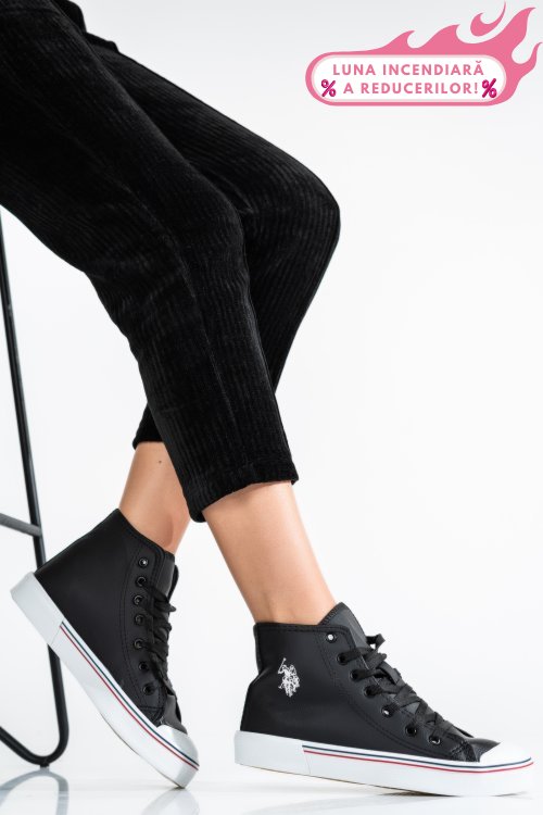 U.s. polo assn, pantofi sport black penelope