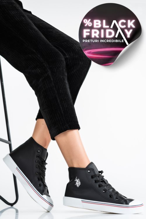 U.s. polo assn, pantofi sport black penelope