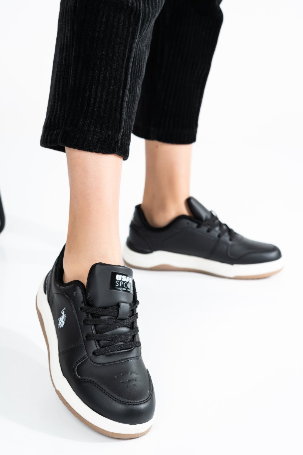 U.S. POLO ASSN, PANTOFI SPORT BLACK ZEUS