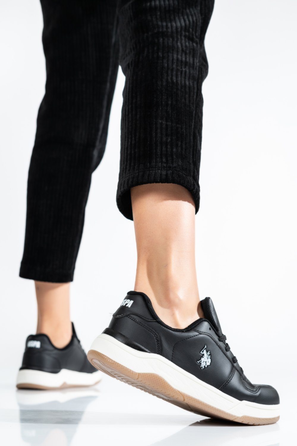 U.S. POLO ASSN, PANTOFI SPORT BLACK ZEUS