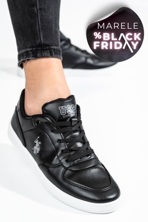U.s. polo assn, pantofi sport black blake