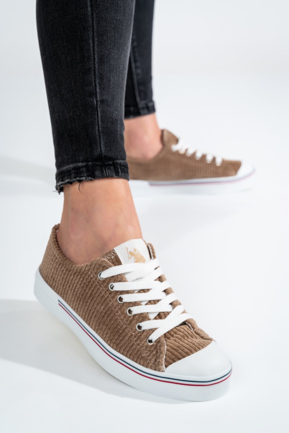 U.S. POLO ASSN, PANTOFI SPORT BEJ SUEDE PENELOPE-2FX