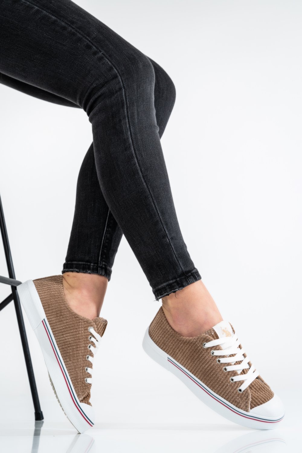 U.S. POLO ASSN, PANTOFI SPORT BEJ SUEDE PENELOPE-2FX