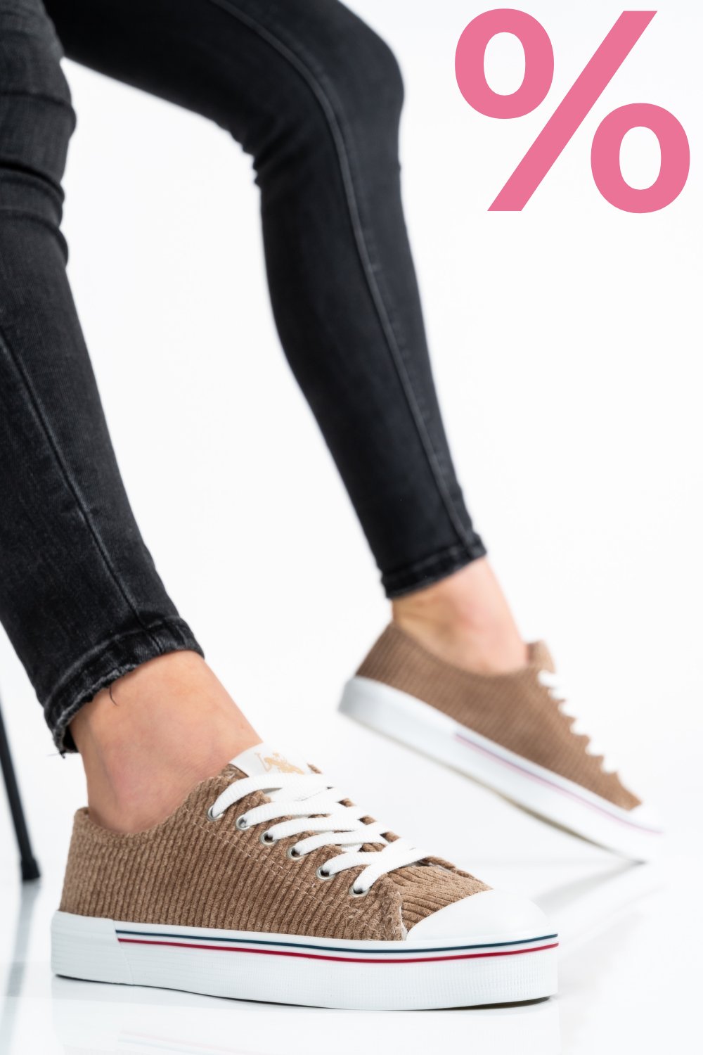 U.S. POLO ASSN, PANTOFI SPORT BEJ SUEDE PENELOPE-2FX